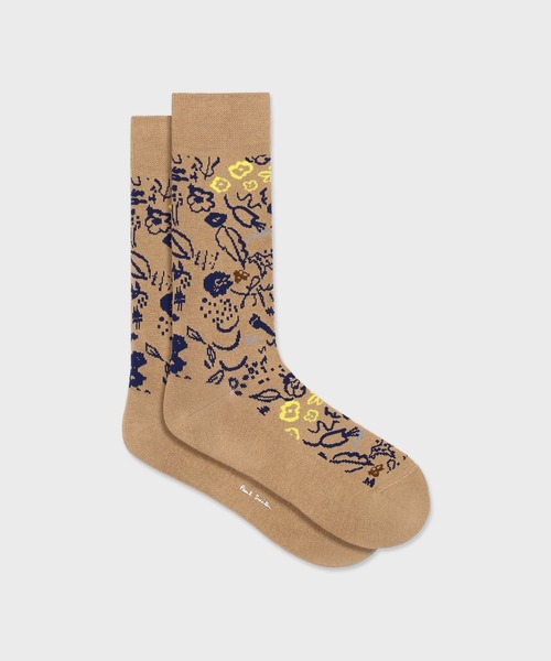 Paul Smith(ポールスミス)の「“Crayon” ソックス【260634 CS】(ソックス/靴下・メンズ・ダークブルー/ブラウン・25-27)」の2枚目の写真