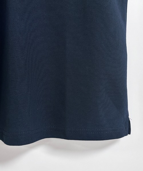ONEP STAR(ワンピスター)の「ストライプ切替半袖ポロシャツ(ポロシャツ・レディース・ネイビー・X-LARGE/LARGE/MEDIUM)」の11枚目の写真