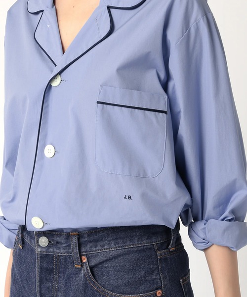 J.B. ATTIRE（ジェイビーアタイア）の「J.B. ATTIRE  SAINT-TROPEZ PAJAMA SHIRT（シャツ/ブラウス・レディース・ブルー・1）」の8枚目の写真