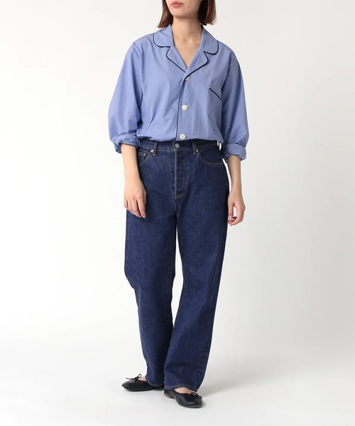 J.B. ATTIRE（ジェイビーアタイア）の「J.B. ATTIRE  SAINT-TROPEZ PAJAMA SHIRT（シャツ/ブラウス・レディース・ブルー・1）」の4枚目の写真