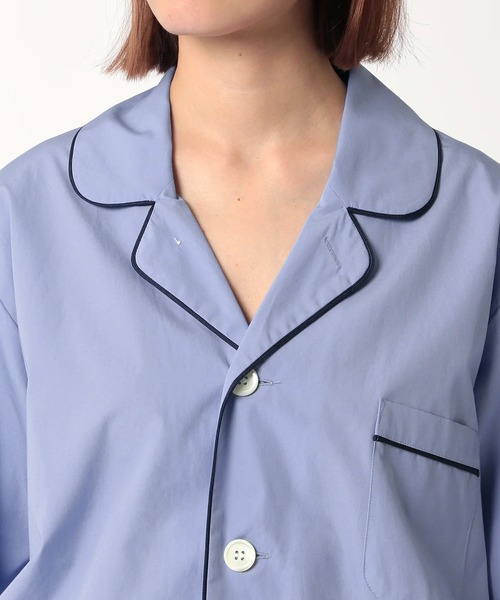 J.B. ATTIRE（ジェイビーアタイア）の「J.B. ATTIRE  SAINT-TROPEZ PAJAMA SHIRT（シャツ/ブラウス・レディース・ブルー・1）」の7枚目の写真