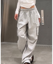 GAP（ギャップ）の「フレンチテリー バギー カーゴスウェットパンツ（スウェットパンツ）」