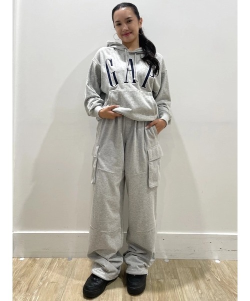 GAP(ギャップ)の「フレンチテリー バギー カーゴスウェットパンツ(スウェットパンツ・メンズ・ブラック/ダークブラウン/グレー・S/M/L/XL/XS)」の13枚目の写真