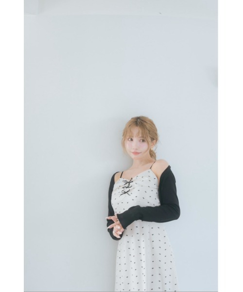 MISTREASS（ミストレアス）の「Mini-Ribbon Camisole Dress & Bolero（テーラードジャケット・レディース・アイボリー/チャコールグレー・FREE）」の11枚目の写真