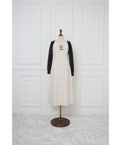 MISTREASS（ミストレアス）の「Mini-Ribbon Camisole Dress & Bolero（テーラードジャケット・レディース・アイボリー/チャコールグレー・FREE）」の12枚目の写真