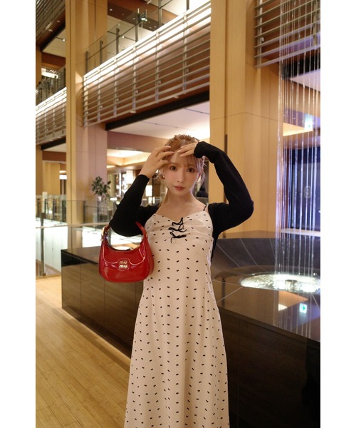 MISTREASS（ミストレアス）の「Mini-Ribbon Camisole Dress & Bolero（テーラードジャケット・レディース・アイボリー/チャコールグレー・FREE）」の20枚目の写真
