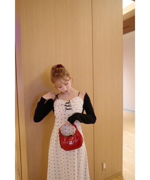 MISTREASS（ミストレアス）の「Mini-Ribbon Camisole Dress & Bolero（テーラードジャケット・レディース・アイボリー/チャコールグレー・FREE）」の21枚目の写真