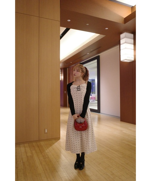 MISTREASS（ミストレアス）の「Mini-Ribbon Camisole Dress & Bolero（テーラードジャケット・レディース・アイボリー/チャコールグレー・FREE）」の18枚目の写真