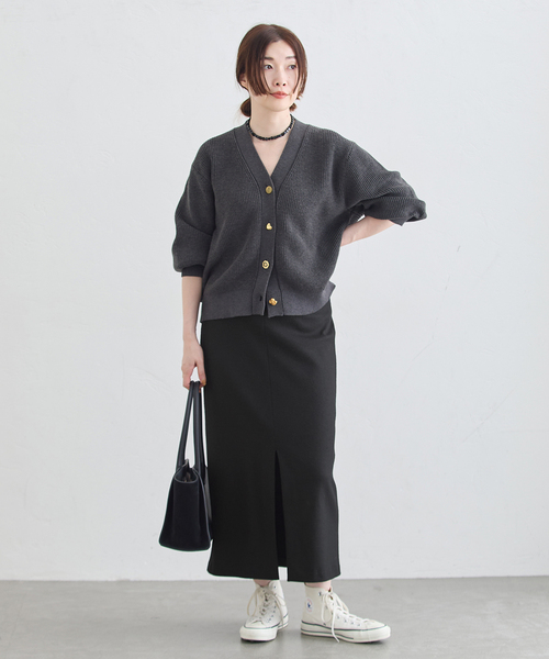journal standard L'essage(ジャーナルスタンダードレサージュ)の「《追加》LUMINARY ウールスカート(スカート・レディース・ブラック/キャメル/イエロー・38/36)」の4枚目の写真
