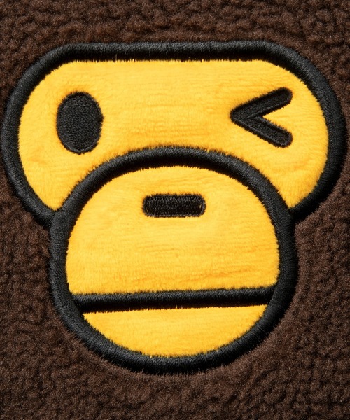 A BATHING APE(アベイシングエイプ)の「BABY MILO MEDIUM DAYPACK #4(バックパック/リュック・メンズ・ブラウン・FREE)」の4枚目の写真