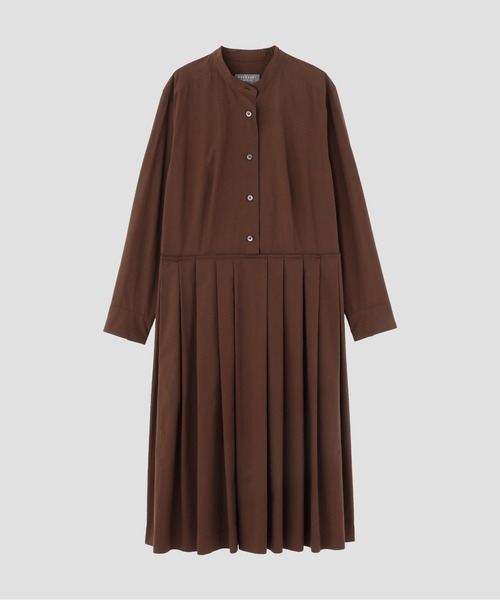 MARGARET HOWELL(マーガレットハウエル)の「FINE COUNT COTTON POPLIN(ワンピース・レディース・ブラウン・2/1)」の3枚目の写真