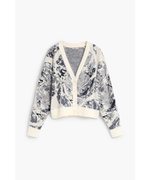 M.C. Lacroix Floral Jacquard Cardigan / M.C. ラクロワ フローラルジャカードカーディガン