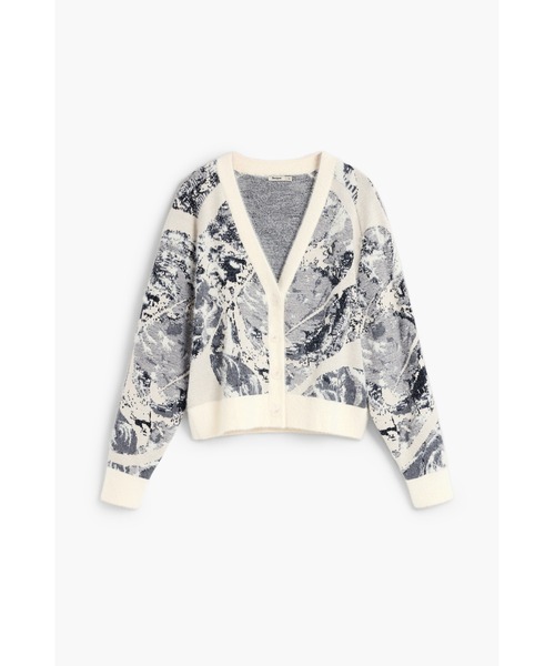 Desigual(デシグアル)の「M.C. Lacroix Floral Jacquard Cardigan / M.C. ラクロワ フローラルジャカードカーディガン(カーディガン/ボレロ・レディース・ホワイト・S/M/L/XL)」の1枚目の写真