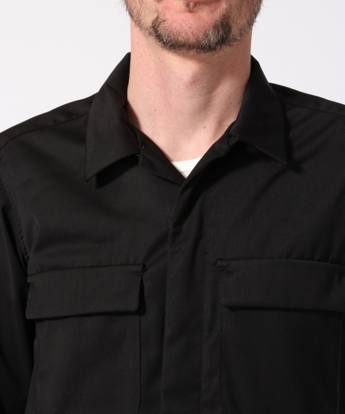 HARE（ハレ）の「カイキンシャツ(HARE)（シャツ/ブラウス・メンズ・ブラック/トップグレー・SMALL/MEDIUM）」の3枚目の写真