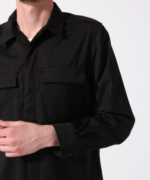 HARE（ハレ）の「カイキンシャツ(HARE)（シャツ/ブラウス・メンズ・ブラック/トップグレー・SMALL/MEDIUM）」の7枚目の写真