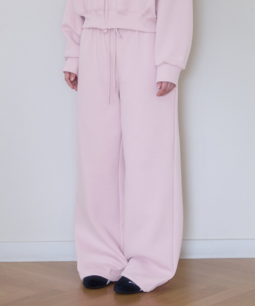 ROSEFRANTZ（ロゼフランツ）の「Rose Embroidery Wide Sweatpants [Pink]（スウェットパンツ・レディース・PINK・SMALL/MEDIUM/X-SMALL）」の6枚目の写真