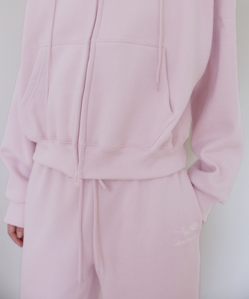 ROSEFRANTZ（ロゼフランツ）の「Rose Embroidery Wide Sweatpants [Pink]（スウェットパンツ・レディース・PINK・SMALL/MEDIUM/X-SMALL）」の7枚目の写真