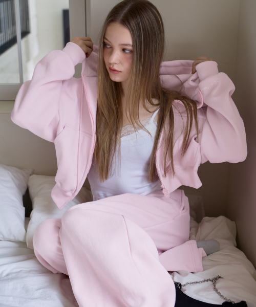 ROSEFRANTZ（ロゼフランツ）の「Rose Embroidery Wide Sweatpants [Pink]（スウェットパンツ・レディース・PINK・SMALL/MEDIUM/X-SMALL）」の9枚目の写真