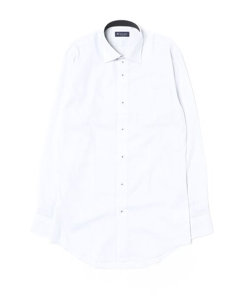 TOKYO SHIRTS(トウキョウシャツ)の「形態安定ノンアイロン ワイド 長袖ビジネスワイシャツ(大きいサイズ・長いサイズ)(ビジネスシャツ・メンズ・グレー・首回り39cm-裄丈88cm/首回り41cm-裄丈90cm/首回り42cm-裄丈90cm/首回り43cm-裄丈90cm/首回り45cm-裄丈82cm/首回り45cm-裄丈86cm/首回り45cm-裄丈90cm/首回り47cm-裄丈86cm/首回り47cm-裄丈90cm)」の6枚目の写真