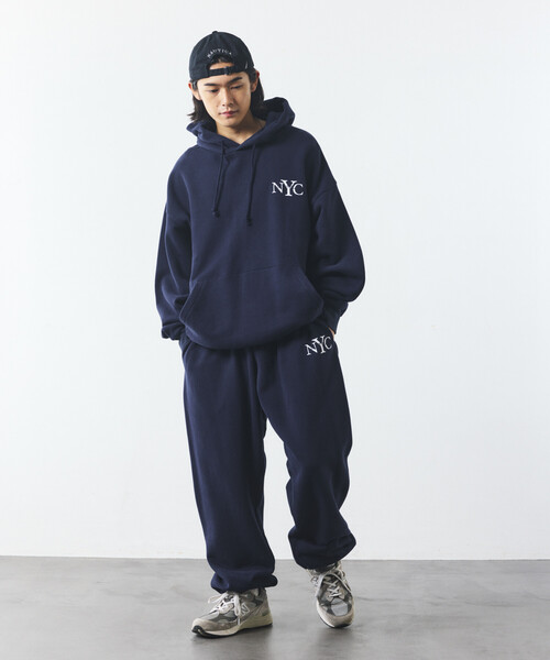 NAUTICA(ノーティカ)の「NAUTICA/ノーティカ リラックスフィット NYCロゴ スウェットパンツ(スウェットパンツ・メンズ・ライトグレー/ブラック/ネイビー・XX-LARGE/MEDIUM/LARGE/X-LARGE)」の7枚目の写真