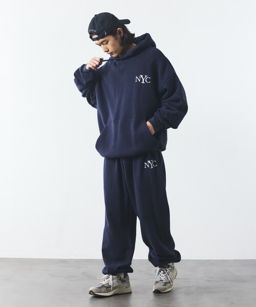 NAUTICA(ノーティカ)の「NAUTICA/ノーティカ リラックスフィット NYCロゴ スウェットパンツ(スウェットパンツ・メンズ・ライトグレー/ブラック/ネイビー・XX-LARGE/MEDIUM/LARGE/X-LARGE)」の8枚目の写真