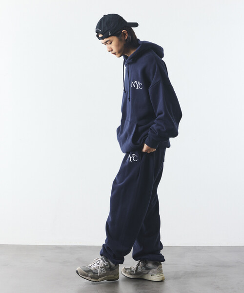 NAUTICA(ノーティカ)の「NAUTICA/ノーティカ リラックスフィット NYCロゴ スウェットパンツ(スウェットパンツ・メンズ・ライトグレー/ブラック/ネイビー・XX-LARGE/MEDIUM/LARGE/X-LARGE)」の9枚目の写真