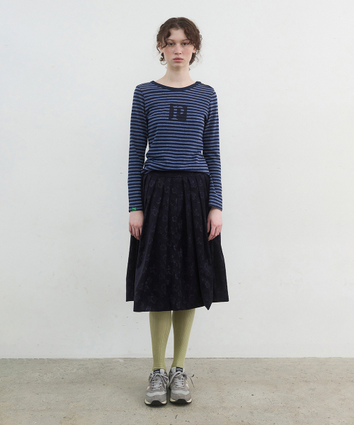 NOCONTENT(ノーコンテント)の「405.ピグラフィックTシャツ_ブルー(Tシャツ/カットソー・レディース・ブルー・FREE)」の2枚目の写真