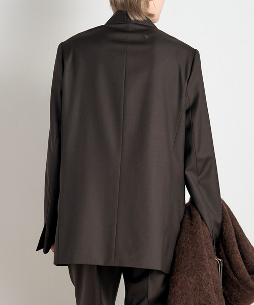 EVERYDAY I LIKE.(エヴリディアイライク)の「*Essential Jacket(テーラードジャケット・レディース・ブラック/ブラウン・36/38)」の4枚目の写真
