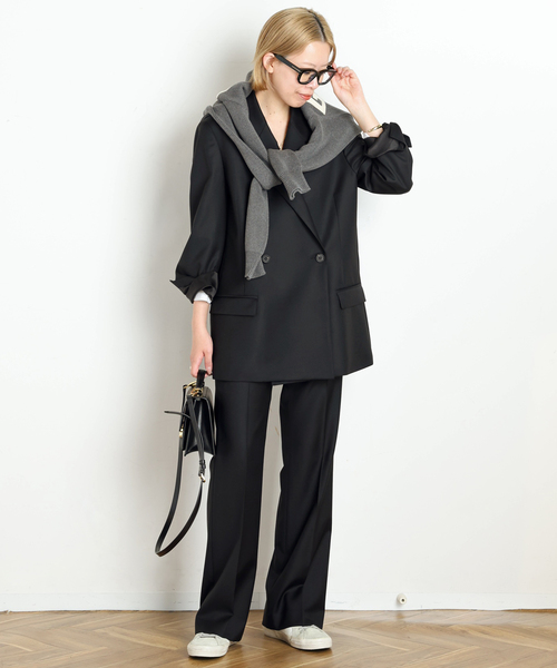 EVERYDAY I LIKE.(エヴリディアイライク)の「*Essential Jacket(テーラードジャケット・レディース・ブラック/ブラウン・36/38)」の16枚目の写真