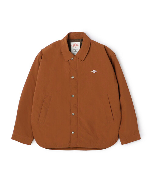 DANTON(ダントン)の「Men's Peach Taffeta Insulaition Coach Jacket(ダウンジャケット/コート・メンズ・ネイビー/オレンジ/チャコール/ベージュ・44/40/42/38)」の4枚目の写真