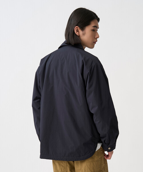 DANTON(ダントン)の「Men's Peach Taffeta Insulaition Coach Jacket(ダウンジャケット/コート・メンズ・ネイビー/オレンジ/チャコール/ベージュ・44/40/42/38)」の8枚目の写真