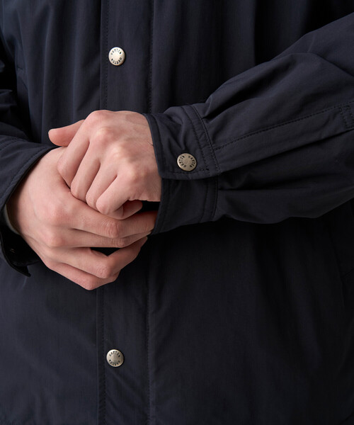 DANTON(ダントン)の「Men's Peach Taffeta Insulaition Coach Jacket(ダウンジャケット/コート・メンズ・ネイビー/オレンジ/チャコール/ベージュ・44/40/42/38)」の10枚目の写真