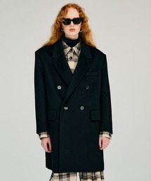 【2026Winter Pre-Order】カシミヤダブルブレストコート / Cashmere Double-Breasted Coat