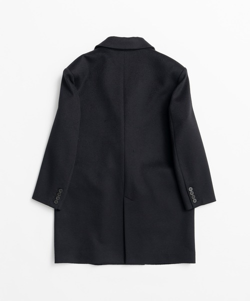 PRANK PROJECT(プランクプロジェクト)の「【2026Winter Pre-Order】カシミヤダブルブレストコート / Cashmere Double-Breasted Coat(ピーコート・レディース・ブラック・FREE)」の9枚目の写真