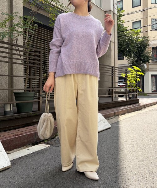 Jena espace merveilleux(ジェナ エスパスメルヴェイユ)の「コーデュロイイージーパンツ 秋服(その他パンツ・レディース・ブルー系その他/アイボリー・FREE)」の15枚目の写真