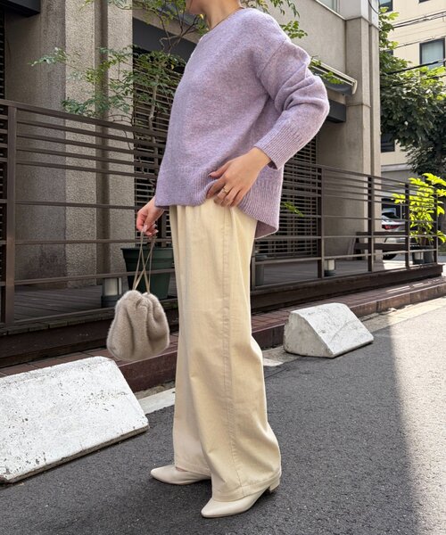 Jena espace merveilleux(ジェナ エスパスメルヴェイユ)の「コーデュロイイージーパンツ 秋服(その他パンツ・レディース・ブルー系その他/アイボリー・FREE)」の16枚目の写真