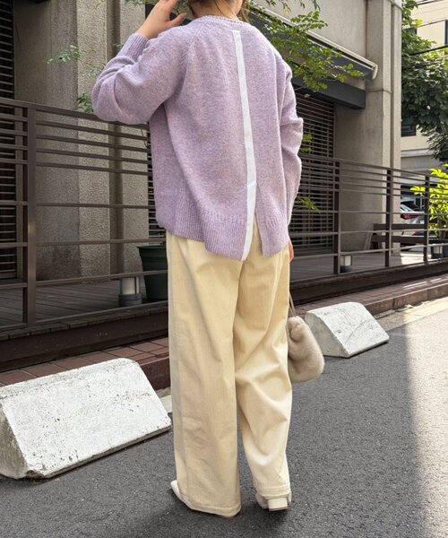 Jena espace merveilleux(ジェナ エスパスメルヴェイユ)の「コーデュロイイージーパンツ 秋服(その他パンツ・レディース・ブルー系その他/アイボリー・FREE)」の17枚目の写真