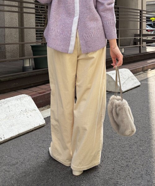 Jena espace merveilleux(ジェナ エスパスメルヴェイユ)の「コーデュロイイージーパンツ 秋服(その他パンツ・レディース・ブルー系その他/アイボリー・FREE)」の20枚目の写真
