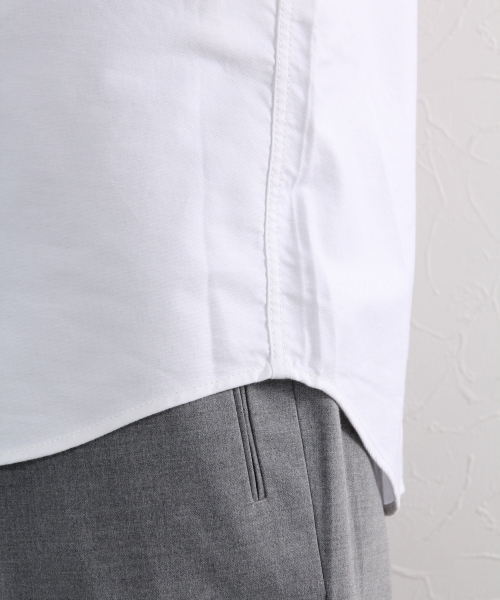 GLOBAL WORK(グローバルワーク)の「オックスフォードシャツ長袖/721403 (シャツ/ブラウス・メンズ・ベージュ/ネイビー/ホワイト/ワインレッド/カーキ/ライトブルー・SMALL/LARGE/MEDIUM/X-LARGE)」の13枚目の写真