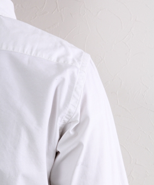 GLOBAL WORK(グローバルワーク)の「オックスフォードシャツ長袖/721403 (シャツ/ブラウス・メンズ・ベージュ/ネイビー/ホワイト/ワインレッド/カーキ/ライトブルー・SMALL/LARGE/MEDIUM/X-LARGE)」の15枚目の写真