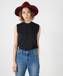 MOUSSY | HI NECK SLEEVELESS TOP(タンクトップ)