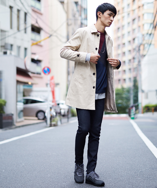 STUDIOUS（ステュディオス）の「インターシャバイアスパネルニット
