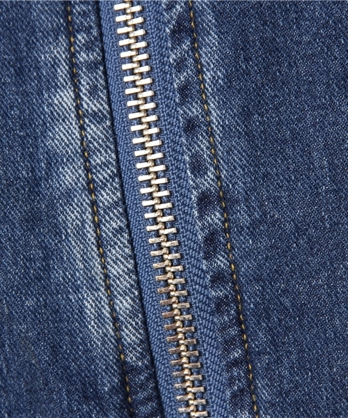 【美品】キャンディストリッパー　パッチワーク　デニムブルゾン　ダメージ加工　M Candy Stripper（キャンディストリッパー）の「DAMAGE DENIM MA