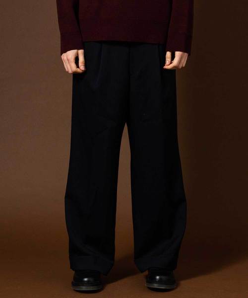 UNITED TOKYO（ユナイテッドトウキョウ）の「ウールバギースラックス（スラックス・メンズ・ベージュ/ネイビー・1/2/3）」の12枚目の写真