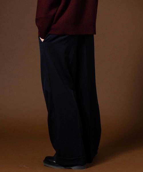 UNITED TOKYO（ユナイテッドトウキョウ）の「ウールバギースラックス（スラックス・メンズ・ベージュ/ネイビー・1/2/3）」の14枚目の写真