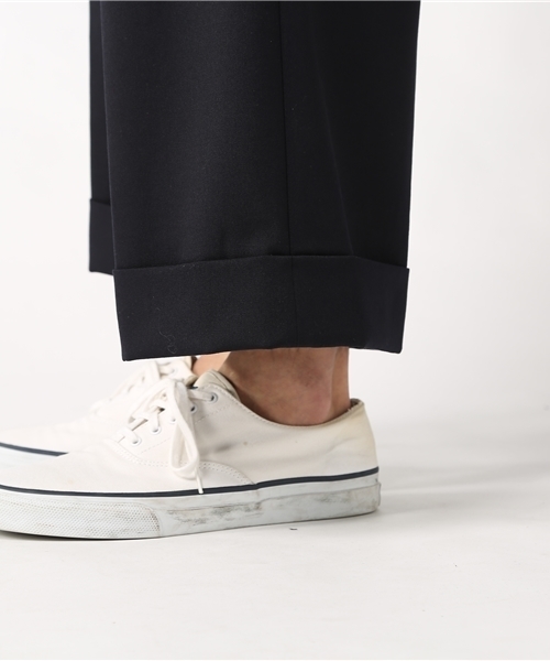 UNITED TOKYO（ユナイテッドトウキョウ）の「ウールバギースラックス（スラックス・メンズ・ベージュ/ネイビー・1/2/3）」の8枚目の写真