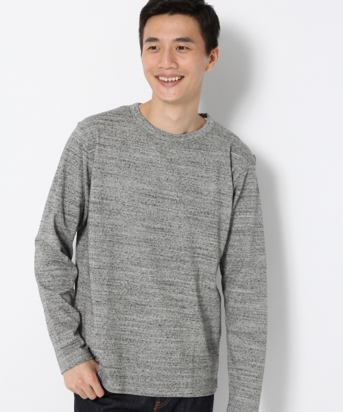 GLOBAL WORK（グローバルワーク）の「サカリバクルーネック長袖Ｔ/758125（Tシャツ/カットソー・メンズ・ネイビー/ホワイト/イエロー/レッド/グレー・LARGE/SMALL/MEDIUM/X-LARGE）」の3枚目の写真