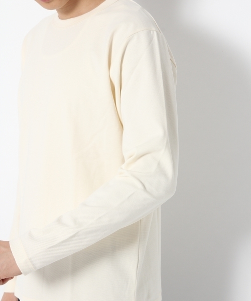 GLOBAL WORK（グローバルワーク）の「サカリバクルーネック長袖Ｔ/758125（Tシャツ/カットソー・メンズ・ネイビー/ホワイト/イエロー/レッド/グレー・LARGE/SMALL/MEDIUM/X-LARGE）」の9枚目の写真