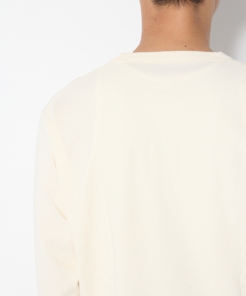 GLOBAL WORK（グローバルワーク）の「サカリバクルーネック長袖Ｔ/758125（Tシャツ/カットソー・メンズ・ネイビー/ホワイト/イエロー/レッド/グレー・LARGE/SMALL/MEDIUM/X-LARGE）」の11枚目の写真