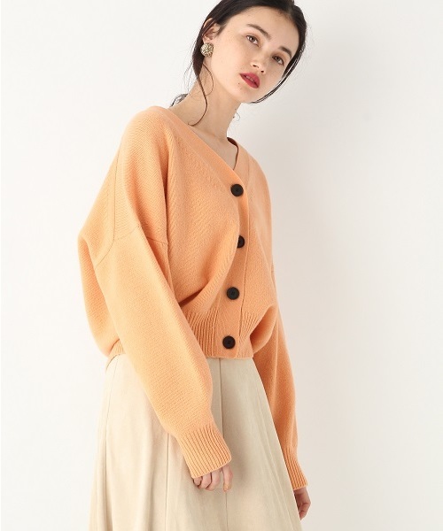 A part by（アパートバイ）の「5GW/Vネックカーディガン　　759655 （カーディガン/ボレロ・レディース・オフホワイト/ブラック/グレー/ライトブルー/オレンジ/レッド/ブラウン/ホワイト系その他・FREE）」の8枚目の写真